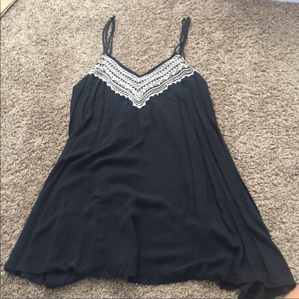 American Eagle embroidered mini dress